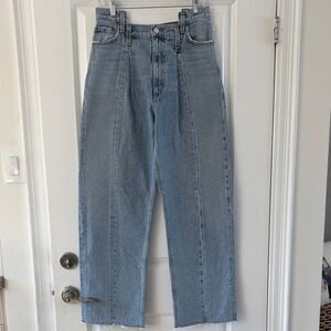 BRAND NEW Agolde High-Waisted Light Blue Jeans